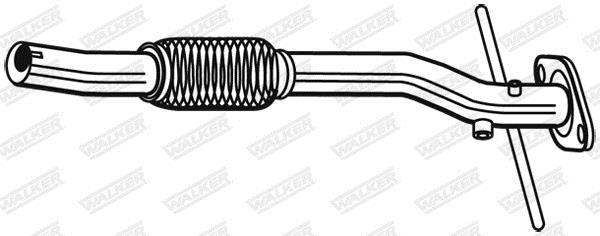 Tuyau d'échappement (Tuyau d'échappement) WALKER ref. 10658