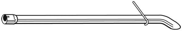 Tuyau d'échappement WALKER 10670