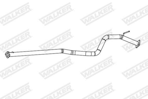Tuyau d'échappement (Tuyau d'échappement) WALKER ref. 10857