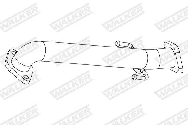 Tuyau d'échappement (Tuyau d'échappement) WALKER ref. 10859