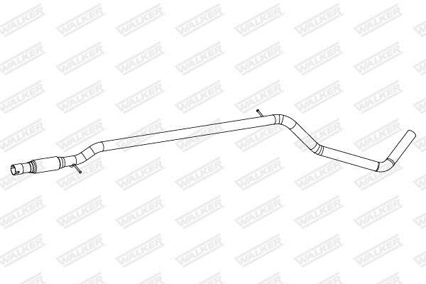 Tuyau d'échappement (Tuyau d'échappement) WALKER 10861