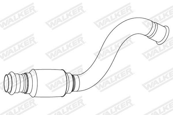 Tuyau d'échappement (Tuyau d'échappement) WALKER 10871