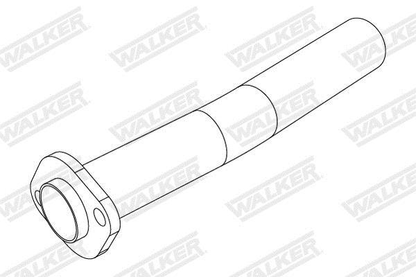 Tuyau d'échappement (Tuyau d'échappement) WALKER 10883