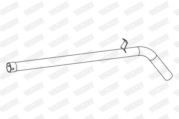 Tuyau d'échappement (Tuyau d'échappement) WALKER ref. 10892