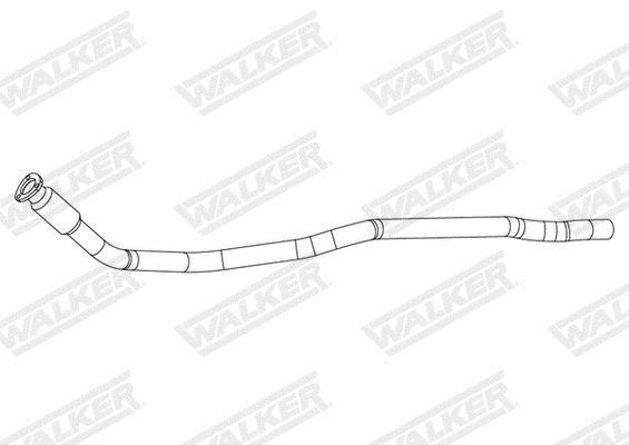 Tuyau d'échappement (Tuyau d'échappement) WALKER ref. 10929