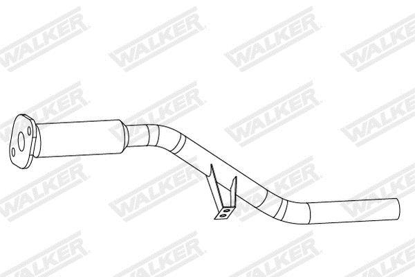 Tuyau d'échappement (Tuyau d'échappement) WALKER ref. 10934