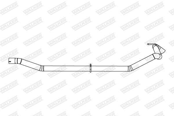 Tuyau d'échappement (Tuyau d'échappement) WALKER ref. 10939