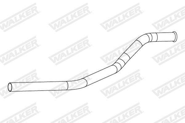 Tuyau d'échappement (Tuyau d'échappement) WALKER 10946