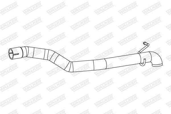 Tubo de escape WALKER ref. 10950