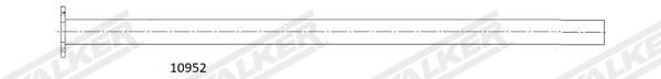 Tubo de escape WALKER ref. 10952