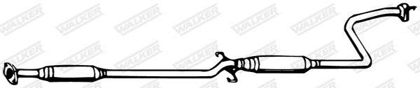 Silencieux central (Intermédiaire) WALKER ref. 13118