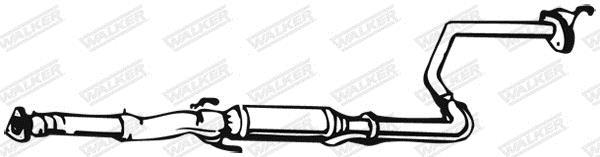 Silencieux central (Intermédiaire) WALKER ref. 13898