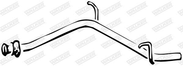 Tuyau d'échappement (Tuyau d'échappement) WALKER 14255