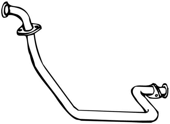 Tuyau d'échappement WALKER 14736