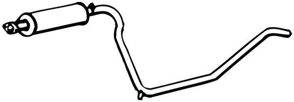 Silencieux central WALKER 14952