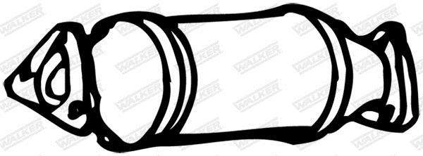 Catalyseur (Pot catalytique) WALKER ref. 15803