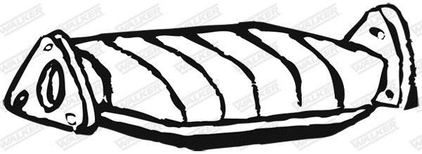 Catalyseur (Pot catalytique) WALKER ref. 15850