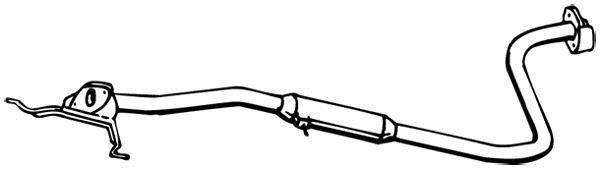 Silencieux central WALKER 16495