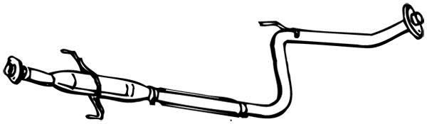 Tuyau d'échappement WALKER 16720