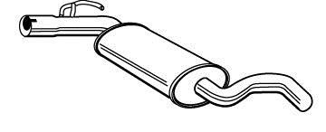 Silencieux central WALKER 17042