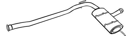 Silencieux central WALKER 18074