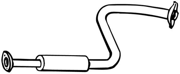 Silencieux central WALKER 18319