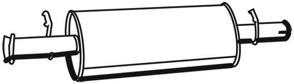 Silencieux central WALKER 19620