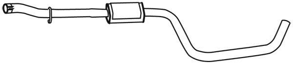 Silencieux central WALKER 19701