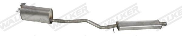 Panela de escape traseira WALKER ref. 21087
