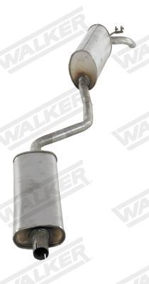Panela de escape traseira WALKER ref. 21087