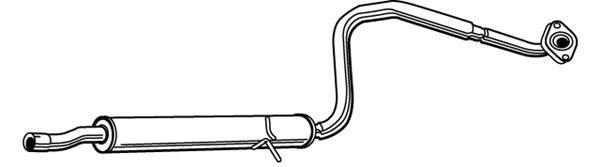 Silencieux central WALKER 22116