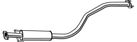 Silencieux central WALKER 22335