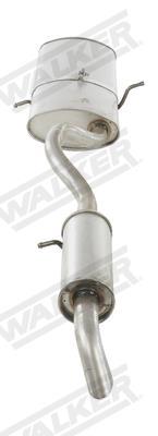 Silencieux arrière (Pot d'échappement) WALKER 22453