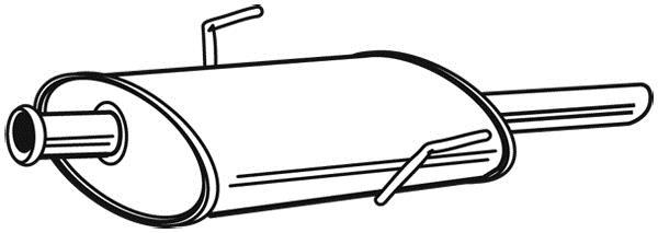 Silencieux central WALKER 22530