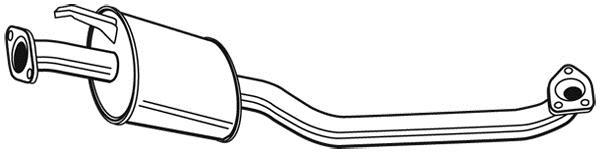 Silencieux central WALKER 22540