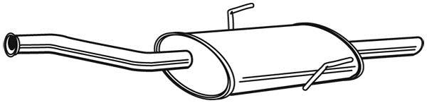 Silencieux central WALKER 22545