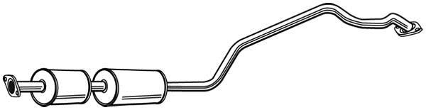 Silencieux central WALKER 22605