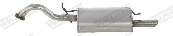 Silencieux arrière (Pot d'échappement) WALKER ref. 22767