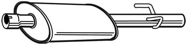 Silencieux central WALKER 22879