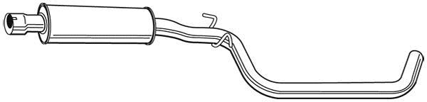 Silencieux central WALKER 22883