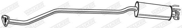 Silencieux central (Intermédiaire) WALKER ref. 23133