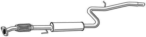 Silencieux central WALKER 23323