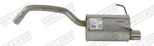 Silencieux arrière (Pot d'échappement) WALKER ref. 23332