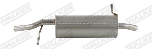 Silencieux arrière (Pot d'échappement) WALKER 23924