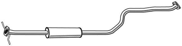 Silencieux central WALKER 24132