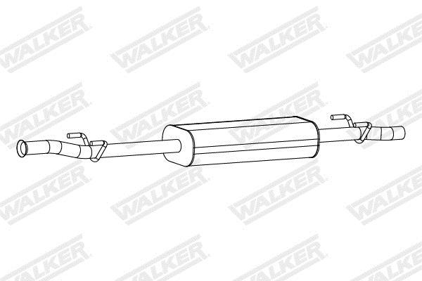 Silenciador central WALKER ref. 24540