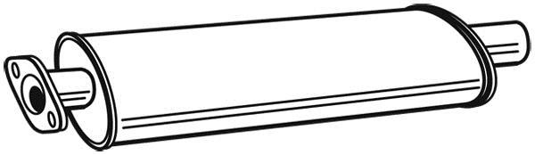 Silencieux central WALKER 25103