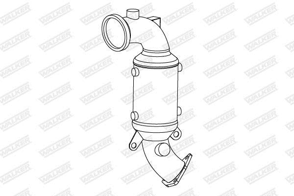 Catalyseur (Pot catalytique) WALKER 28819