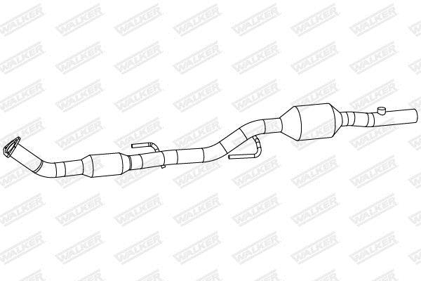 Catalyseur (Pot catalytique) WALKER 28836