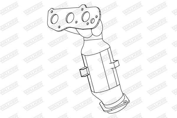 Catalyseur (Pot catalytique) WALKER 28838